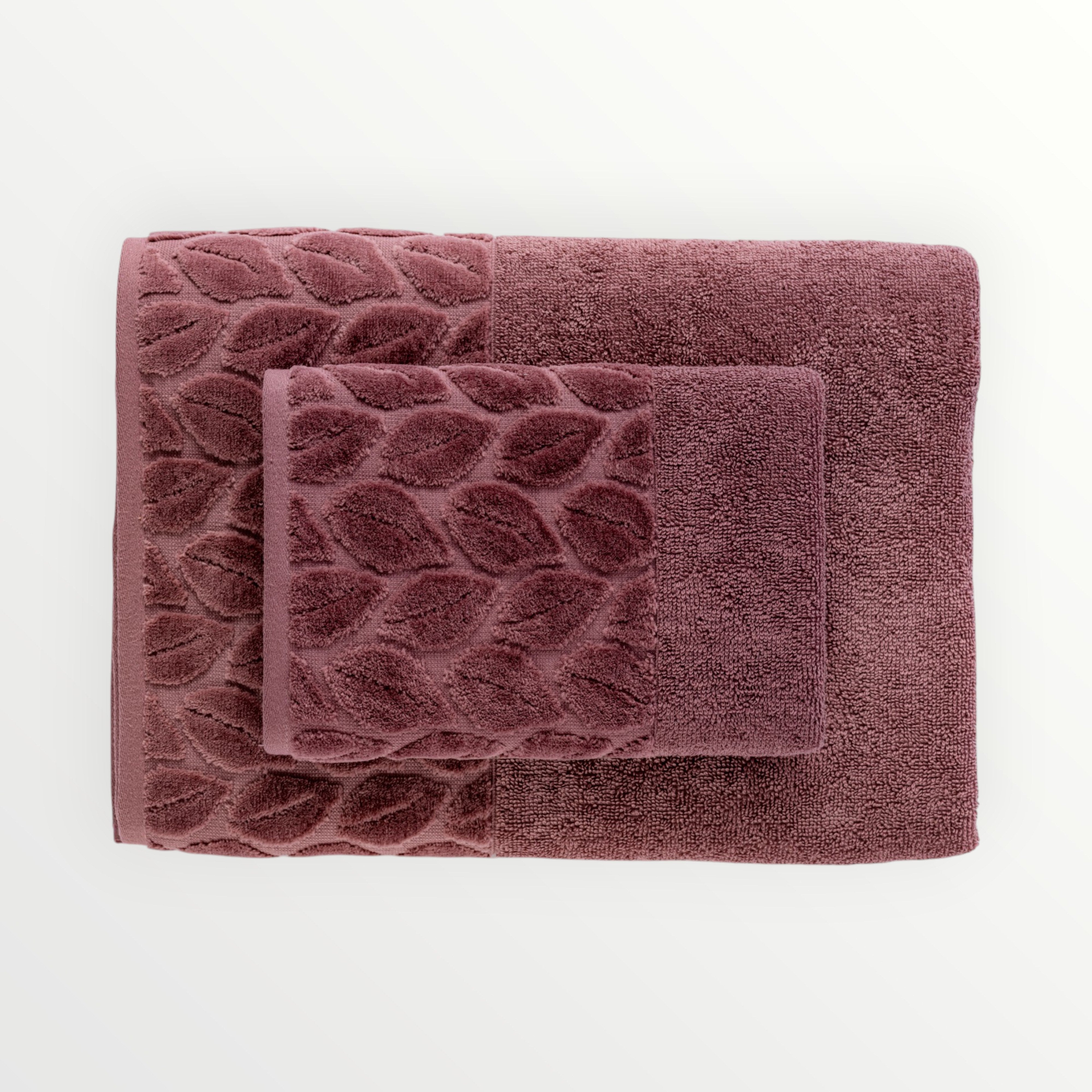 HAZAL Banyo Havlusu — Mürdüm