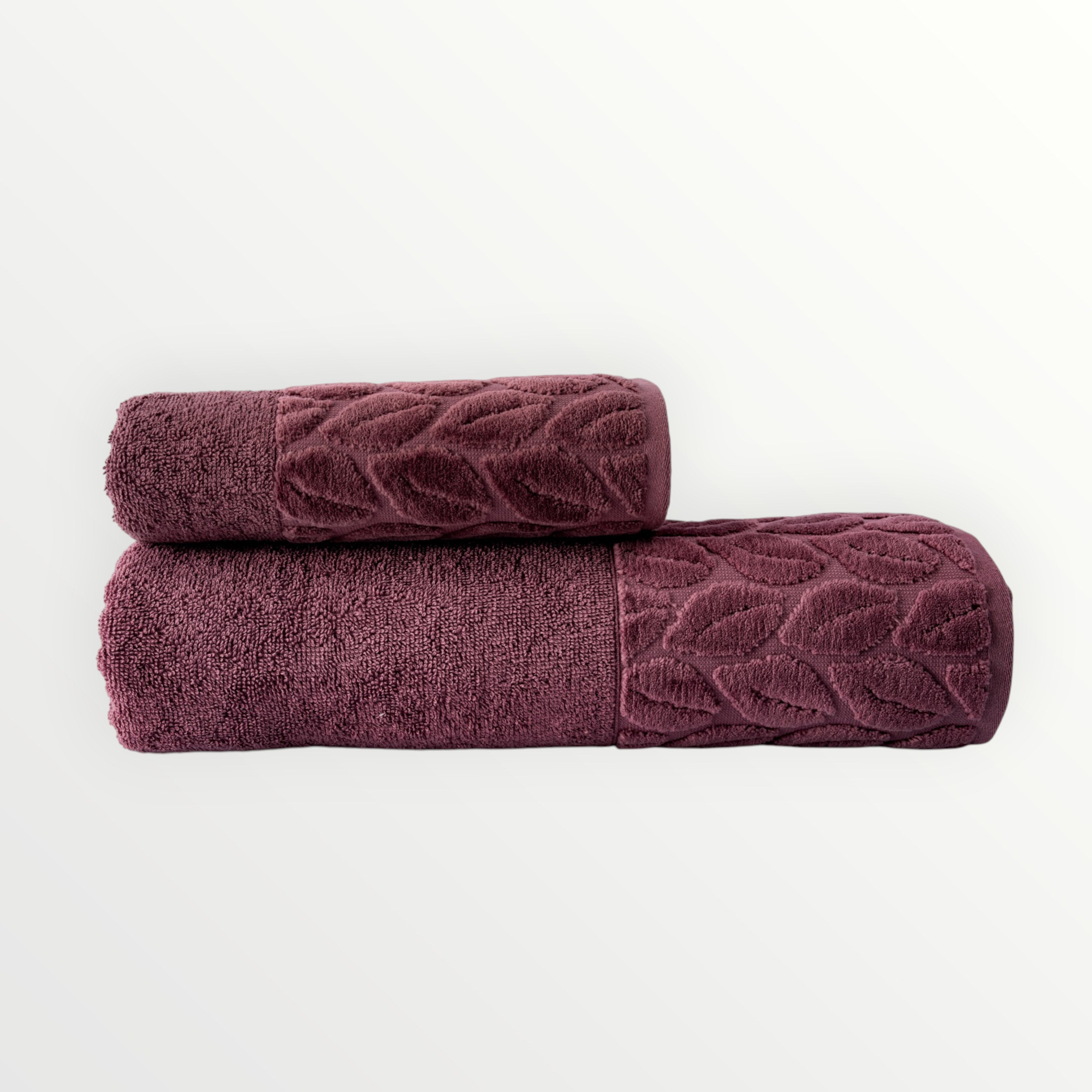 HAZAL Banyo Havlusu — Mürdüm (2)