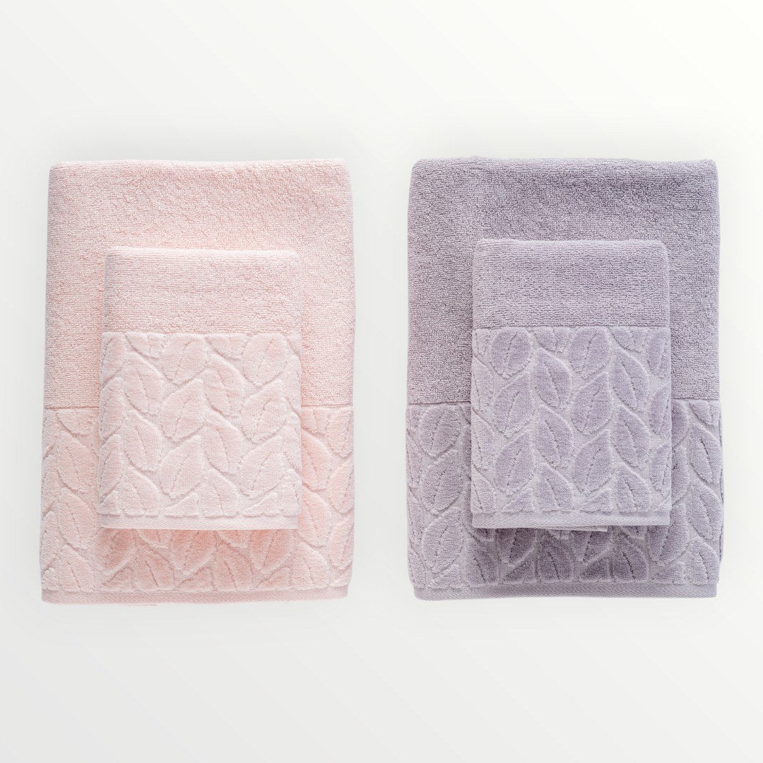 HAZAL Banyo Takımı — Pudra - Gri
