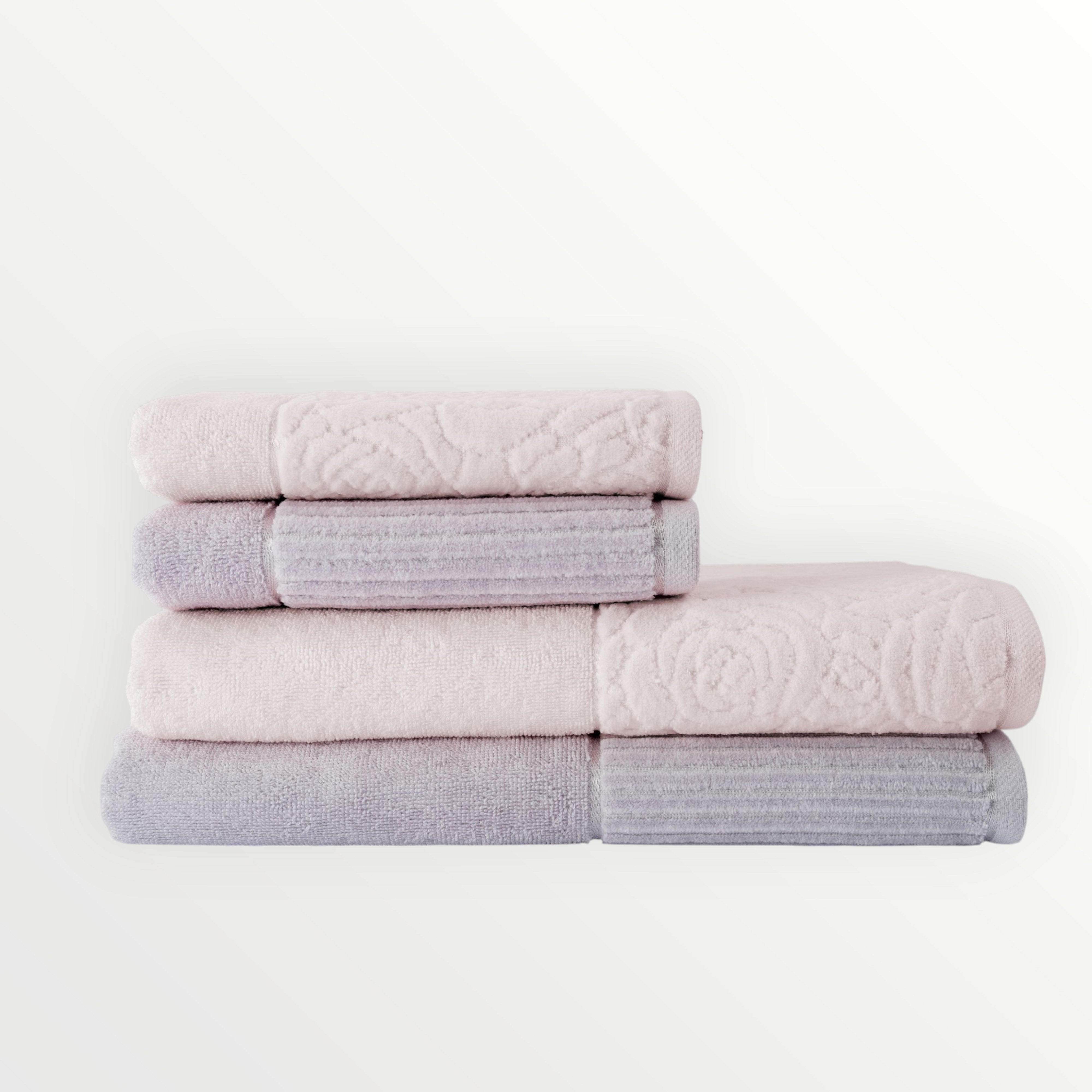 SEVGİ Banyo Takımı — Krem - Gri (2)
