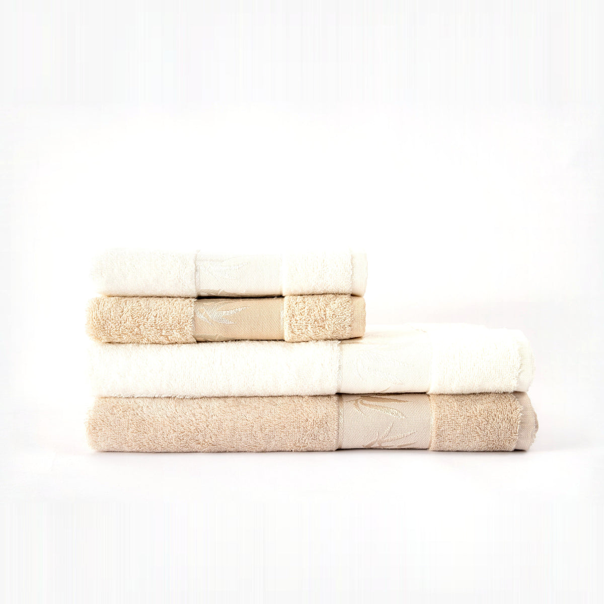 BAMBU Banyo Takımı — Bej - Krem