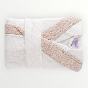 LUXURY Çocuk Bornozu — Krem